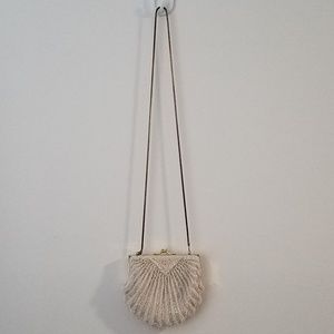 Ornate Beaded Shell Purse